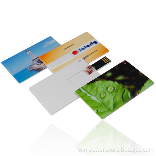 Promotional Credit Card USB Disk, Popular Card Pen Drive, Card Shaped USB Flash Memory